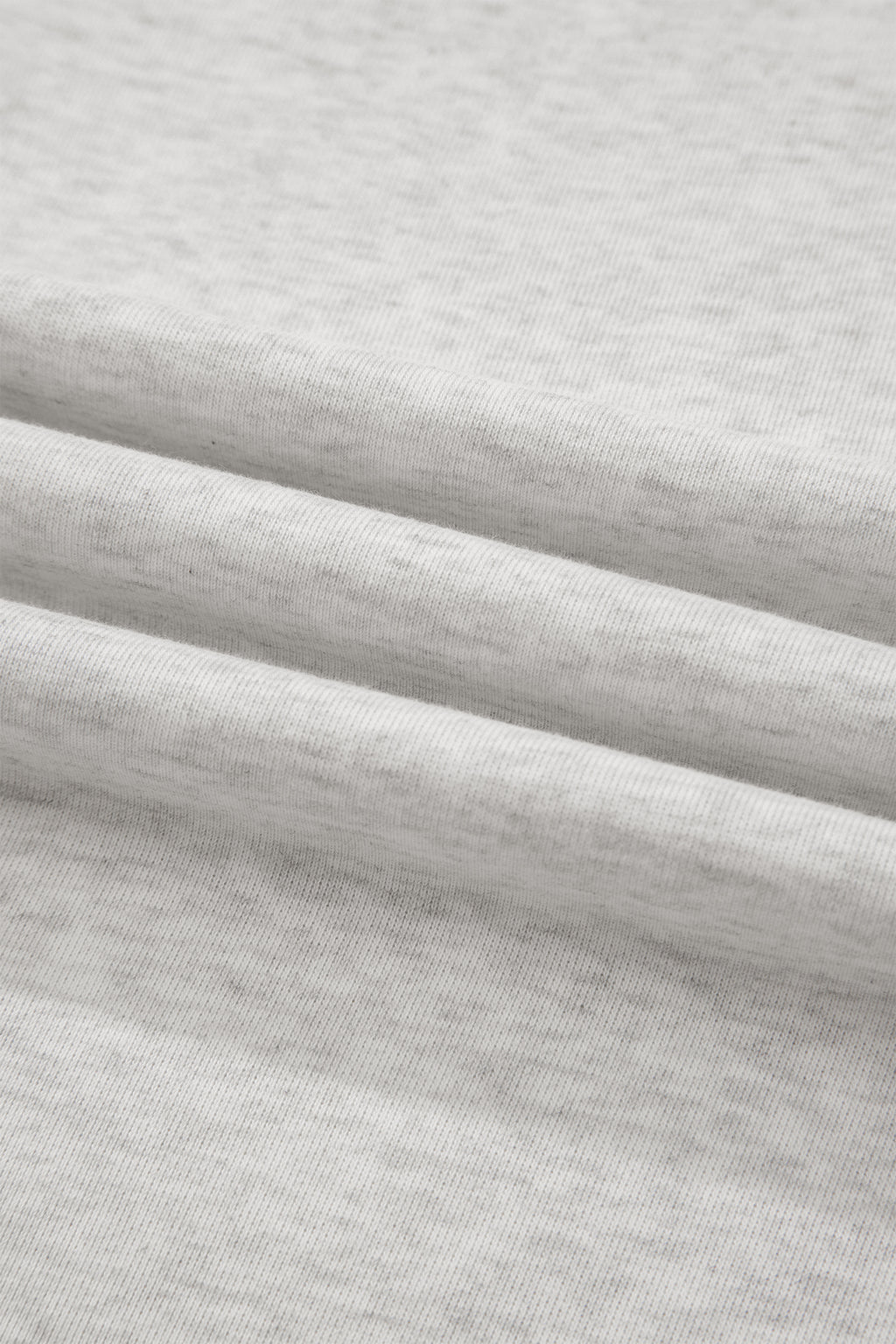 Light Grey Exposed Seam Detail Mock Neck Tee