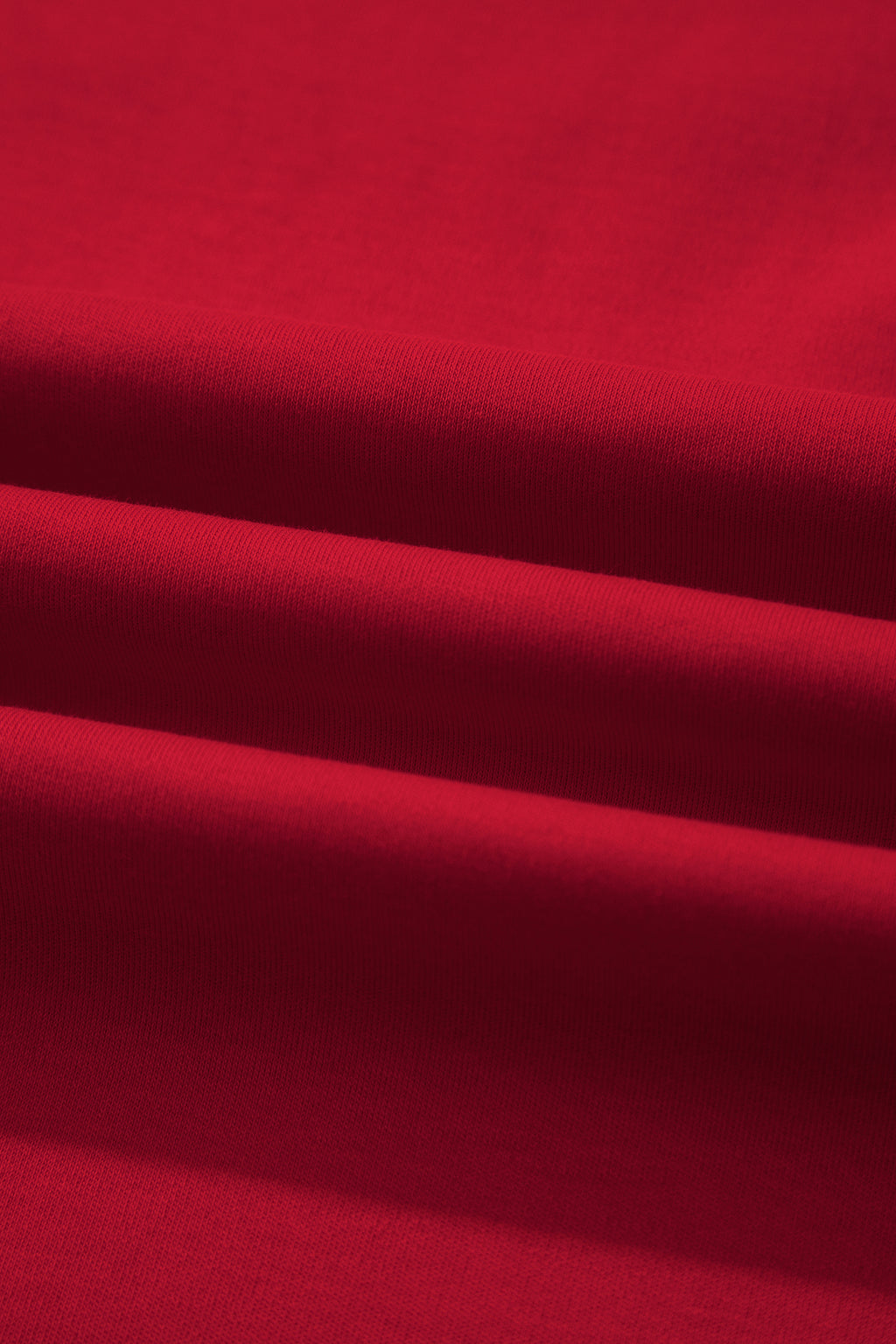 Racing Red Reversible Contrast-Stitched T-Shirt