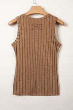 Slim Ribbed Mineral Wash Tank Top