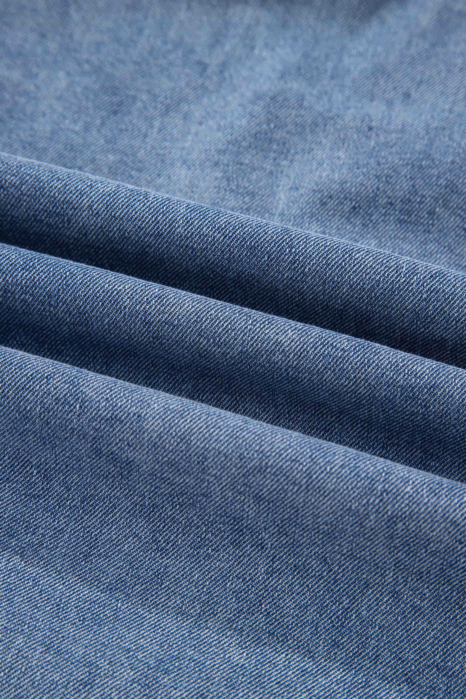 Myosotis Denim Pleated Patchwork Sleeveless Top