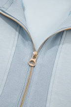 Half Zip Polo Tee Casual Pant Set