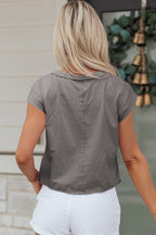 Mineral Wash Boxy Fit Cotton Tank Top