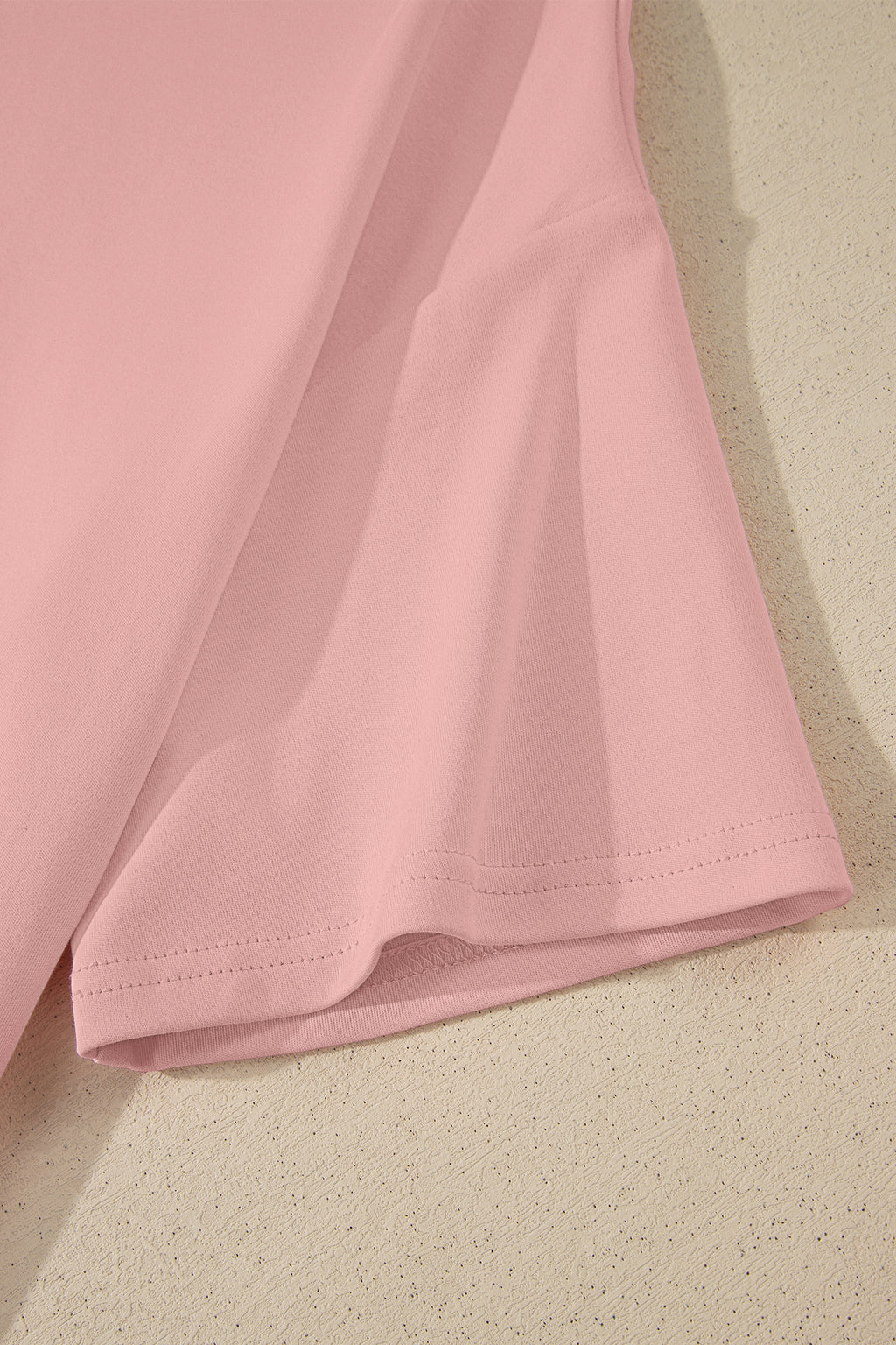 Solid Colour High Neck Oversize Tee