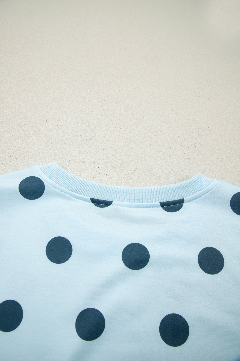 Ribbed Trim Polka Dot Print Tank Split Mini Skort 2pcs Set