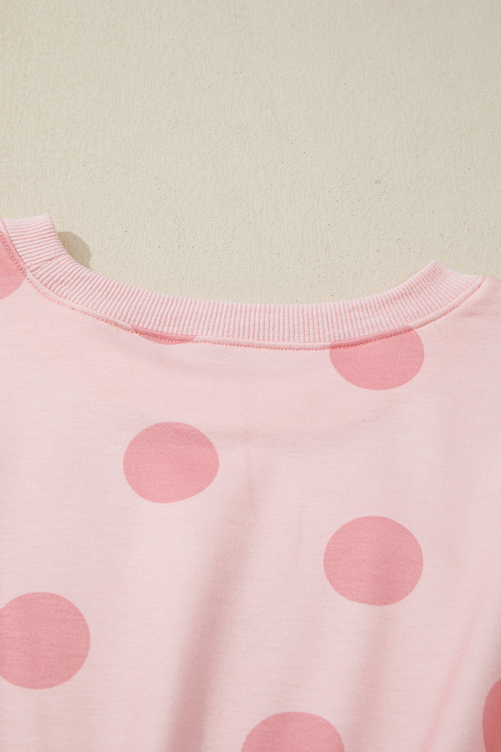 Polka Dot Printed Long Sleeve Flared Mini Dress