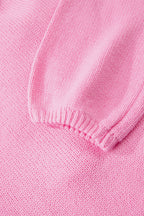 Festive Bow Backless Bubble Sleeve Sweater