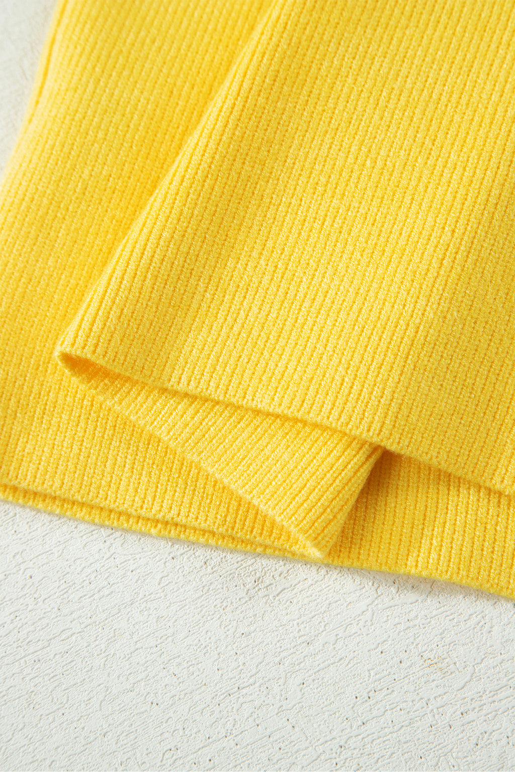 Solid Color Sleeveless Knit Button Pocketed Sweater