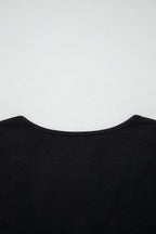 Plus Size Solid Color Bow Tie Peplum Tank Top