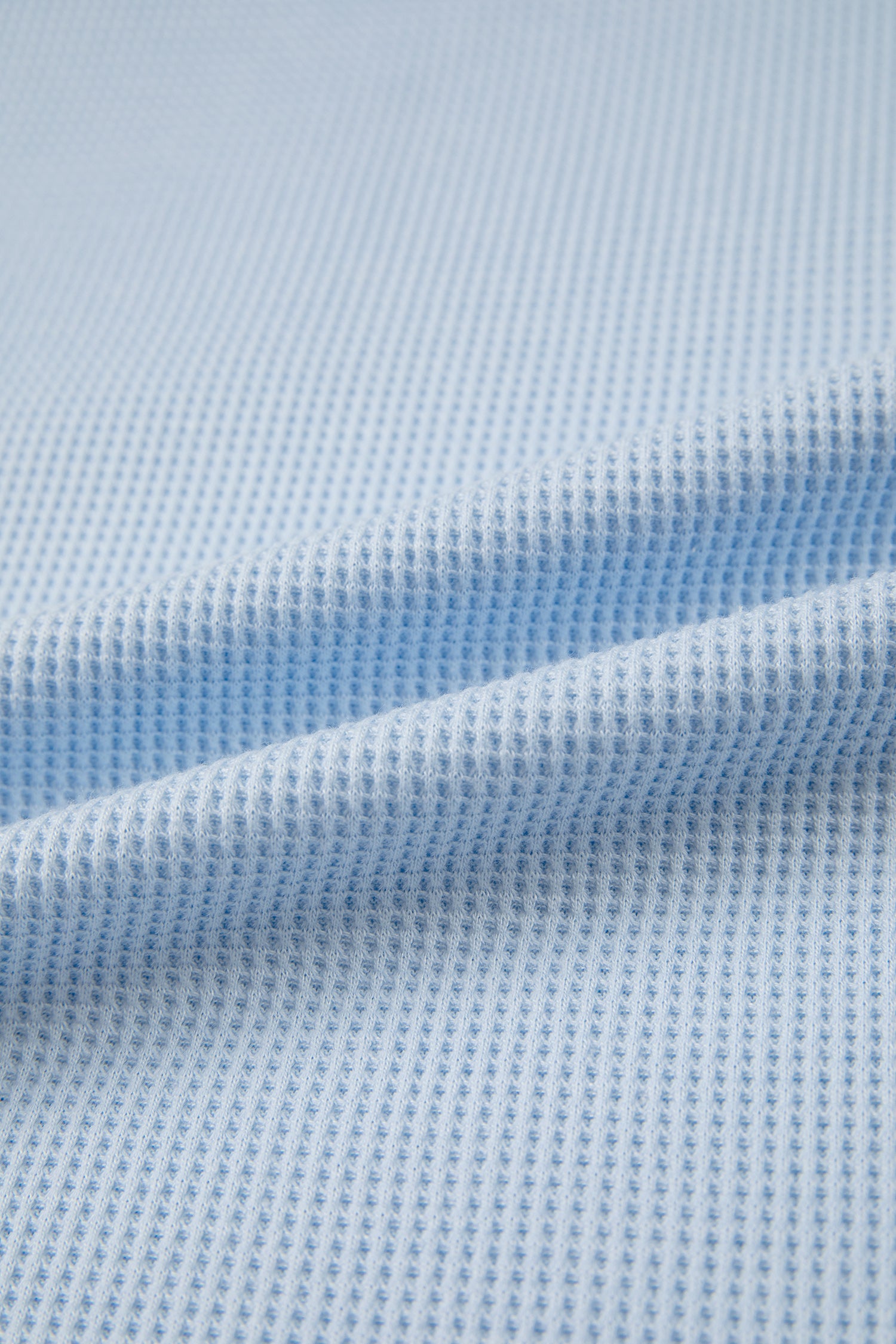 Solid Coluor Raw Seam Waffled Patchwork Casual T Shirt