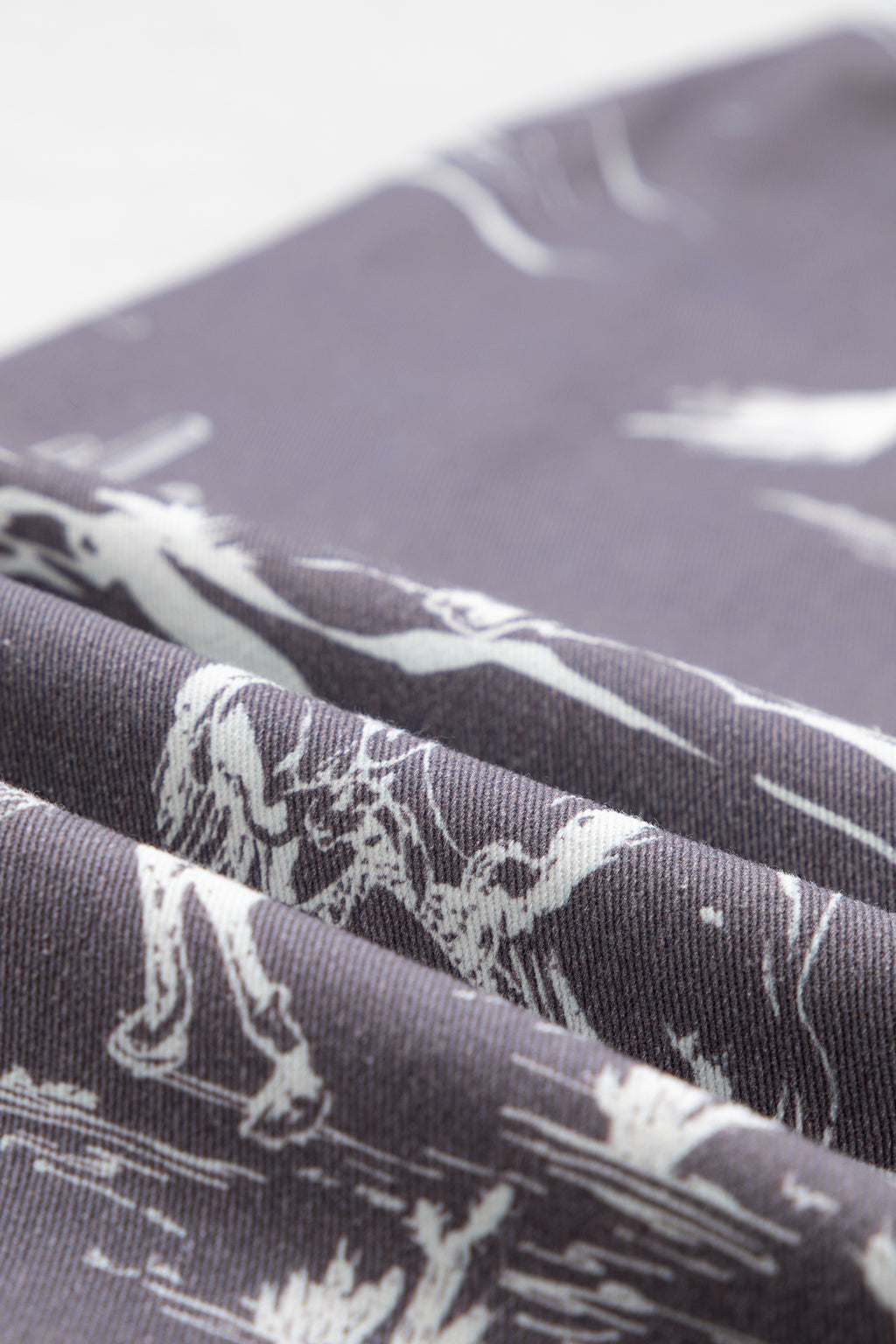 Grey Wild West Riding Vintage Printed Shift Jeans