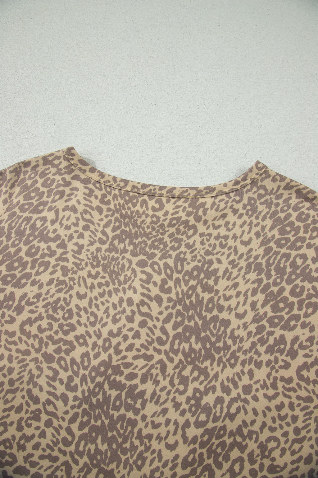 Leopard Retro Studded Star Patch Loose Tee