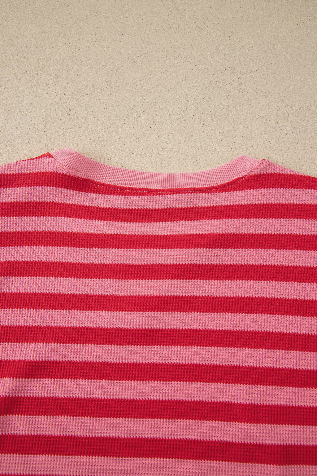 Striped Puff Short Sleeve T Shirt Matching Shorts Set