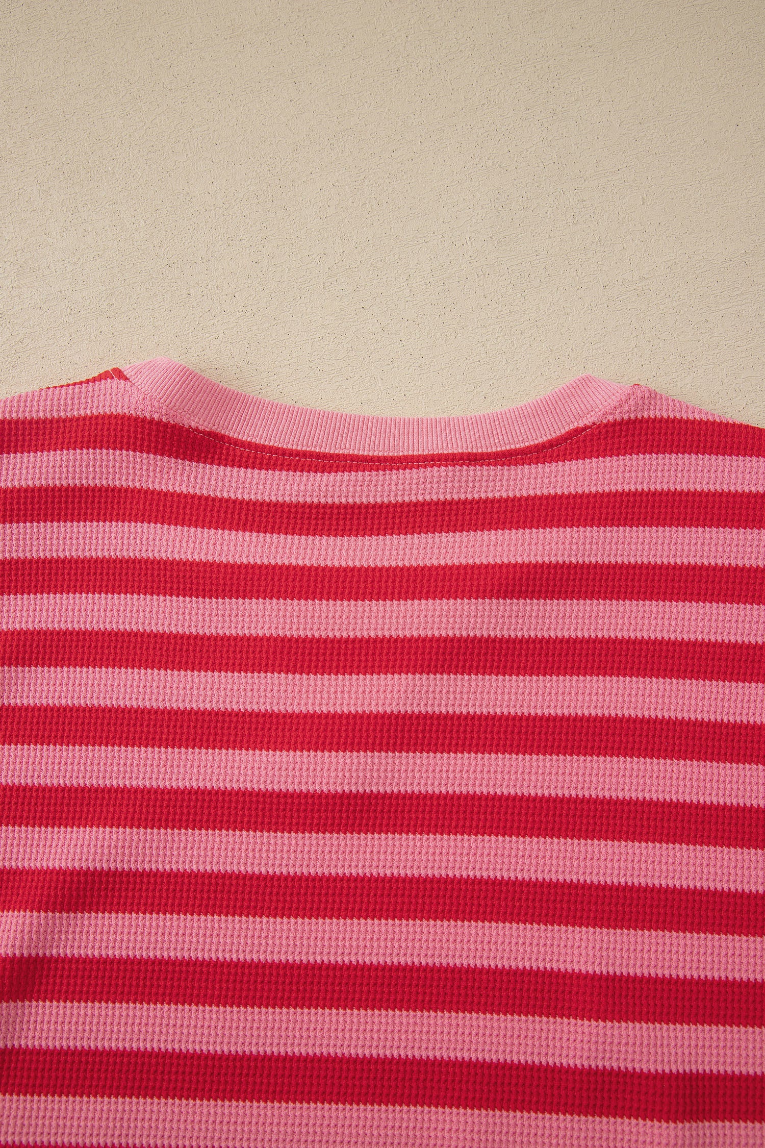 Striped Puff Short Sleeve T Shirt Matching Shorts Set