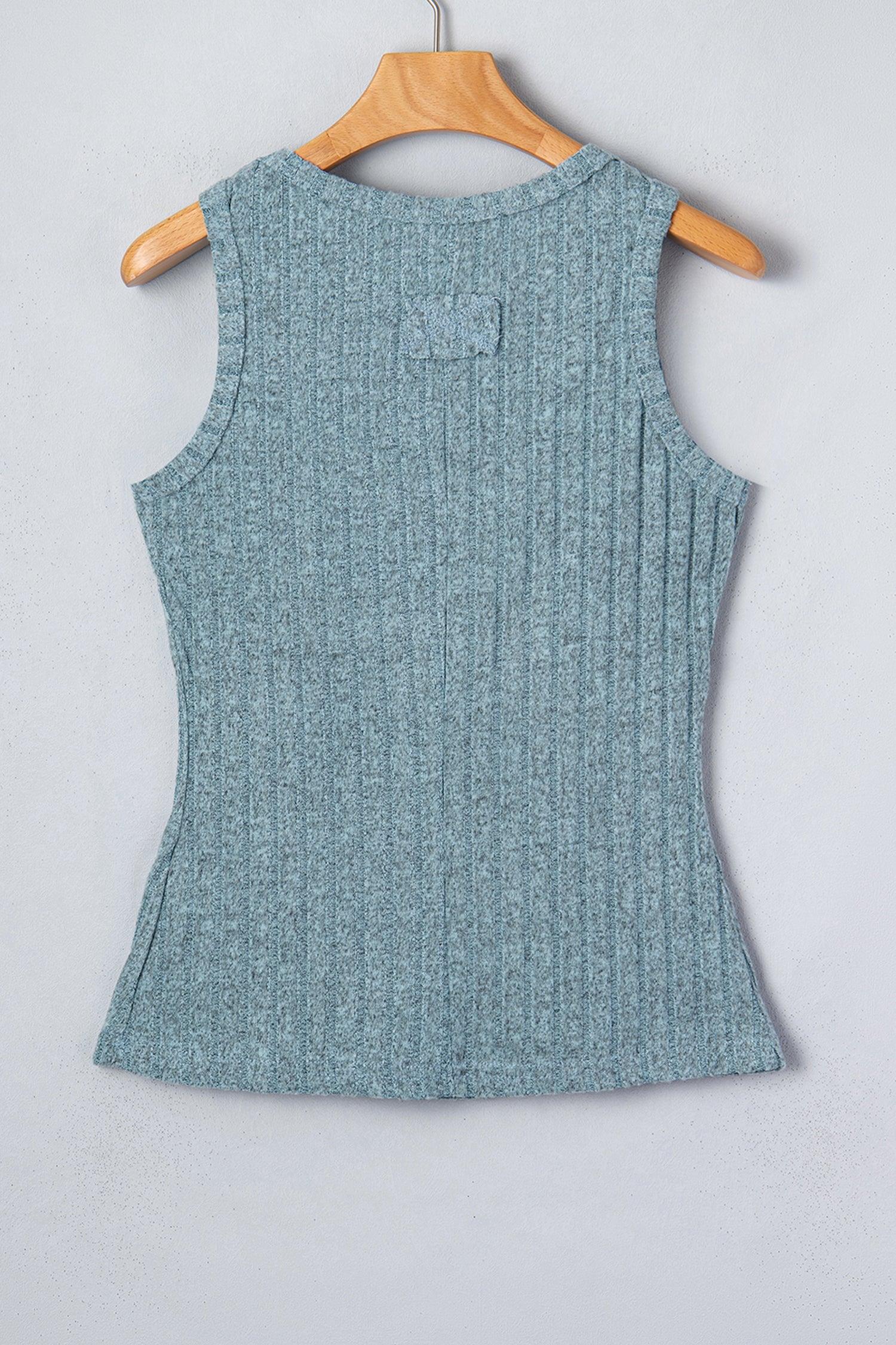 Slim Ribbed Mineral Wash Tank Top