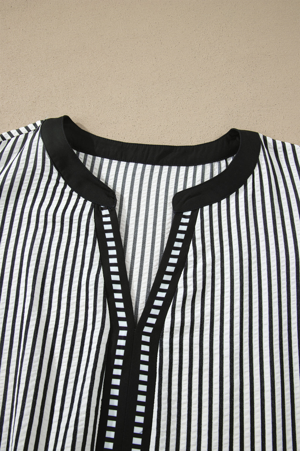 Striped Plus Size Slit V Neck Tiered Flutter Sleeve Maxi Dress