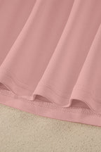 Solid Colour High Neck Oversize Tee