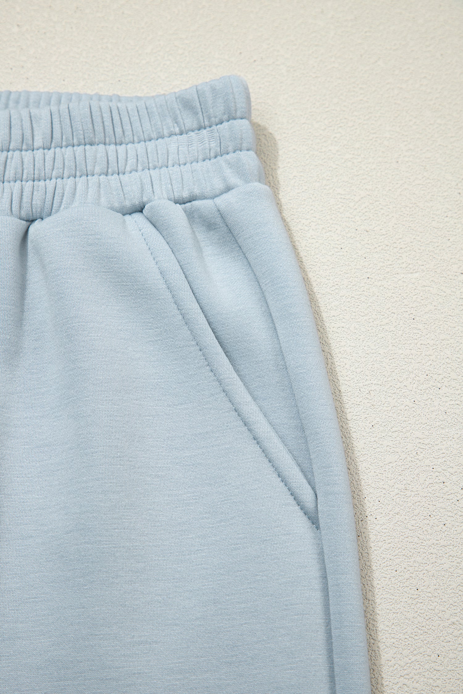 Half Zip Polo Tee Casual Pant Set