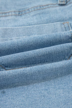 Myosotis High Rise Patch Pocket Denim Shorts