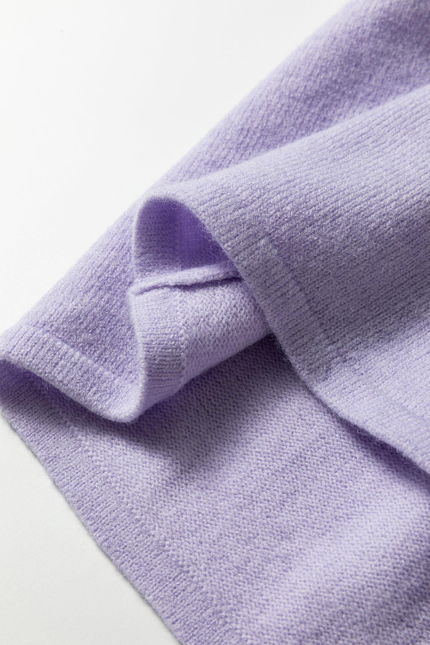 3/4 Sleeve Boxy Knit Button Down Sweater Cardigan