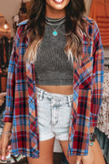 Plaid Print Loose Vintage Shirt