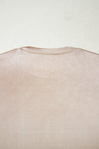 Gold Round Neck Metallic Tank Top