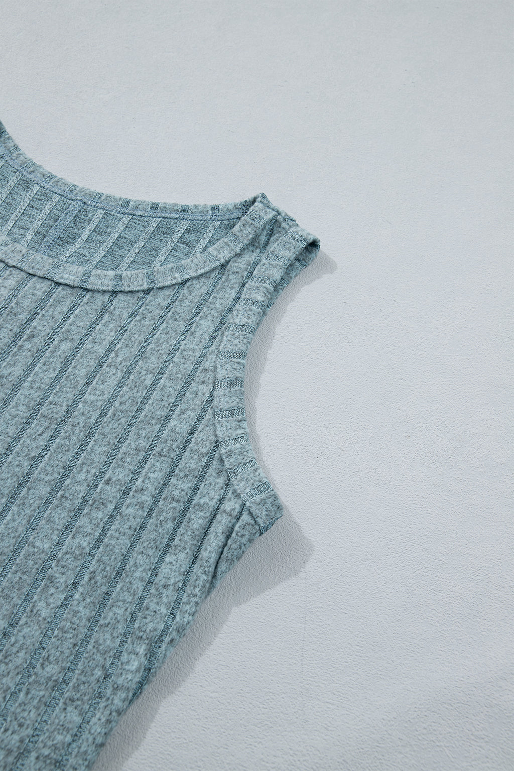 Slim Ribbed Mineral Wash Tank Top