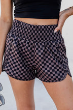 Leopard High Waisted Athletic Shorts