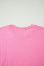 Solid Cover Oversize Tee Pocketed Casual Pants 2pcs Outfit