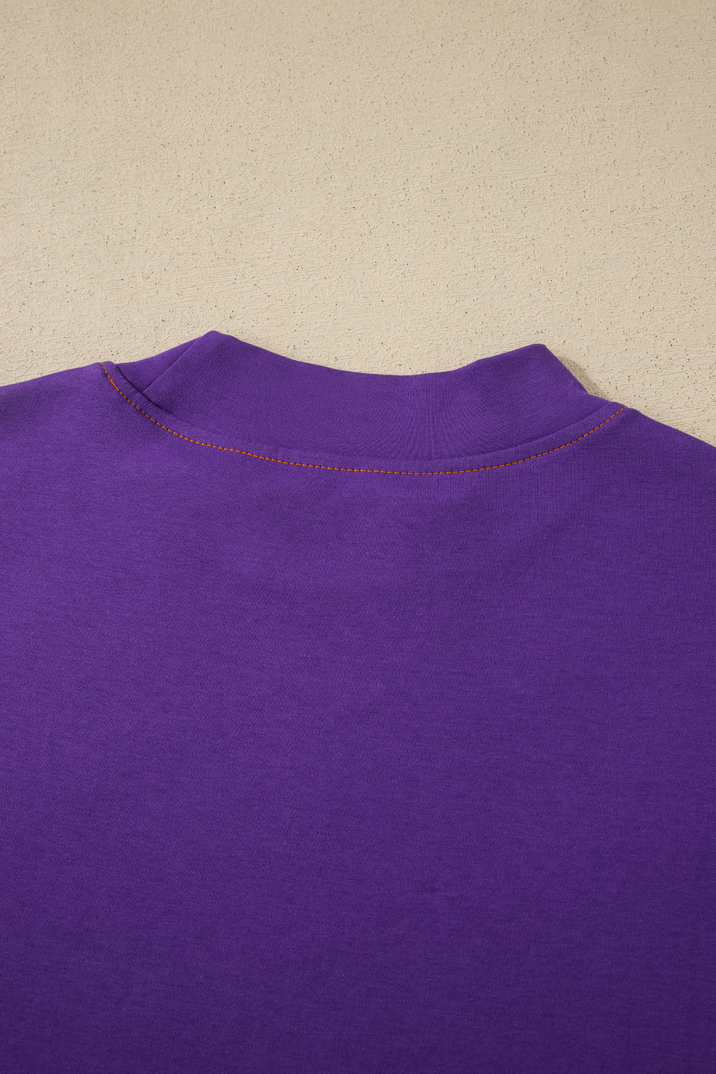 Light Grey Reversible Contrast-Stitched T-Shirt