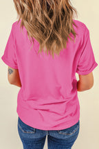 Sachet Pink SUNSHINE AND COFFEE Summer Beachwear Graphic Tee