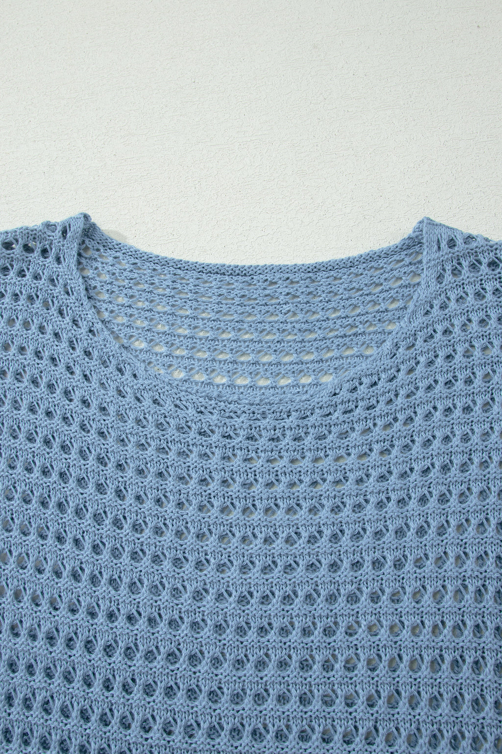 Myosotis Solid Long Sleeve Cut-Out Pullover Sweater