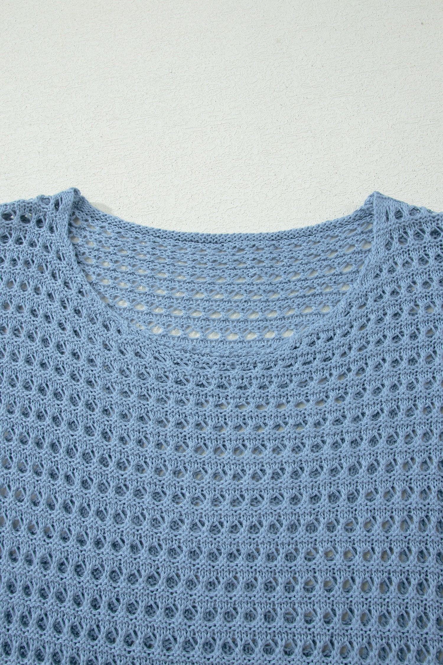 Myosotis Solid Long Sleeve Cut-Out Pullover Sweater