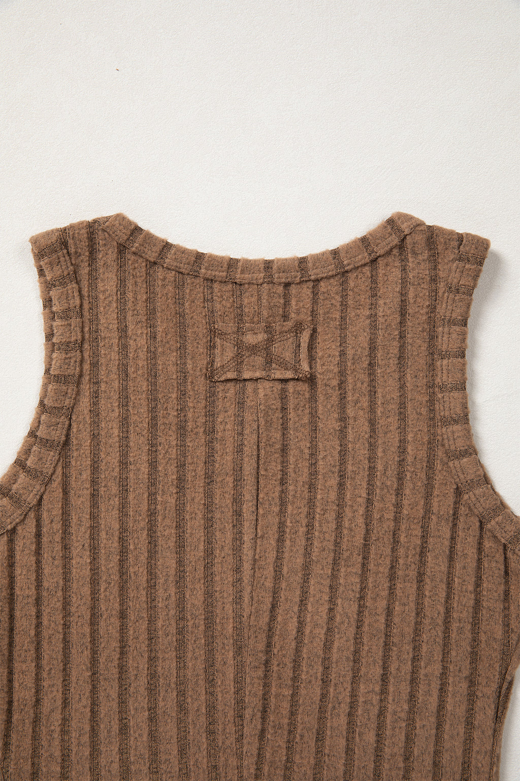 Slim Ribbed Mineral Wash Tank Top