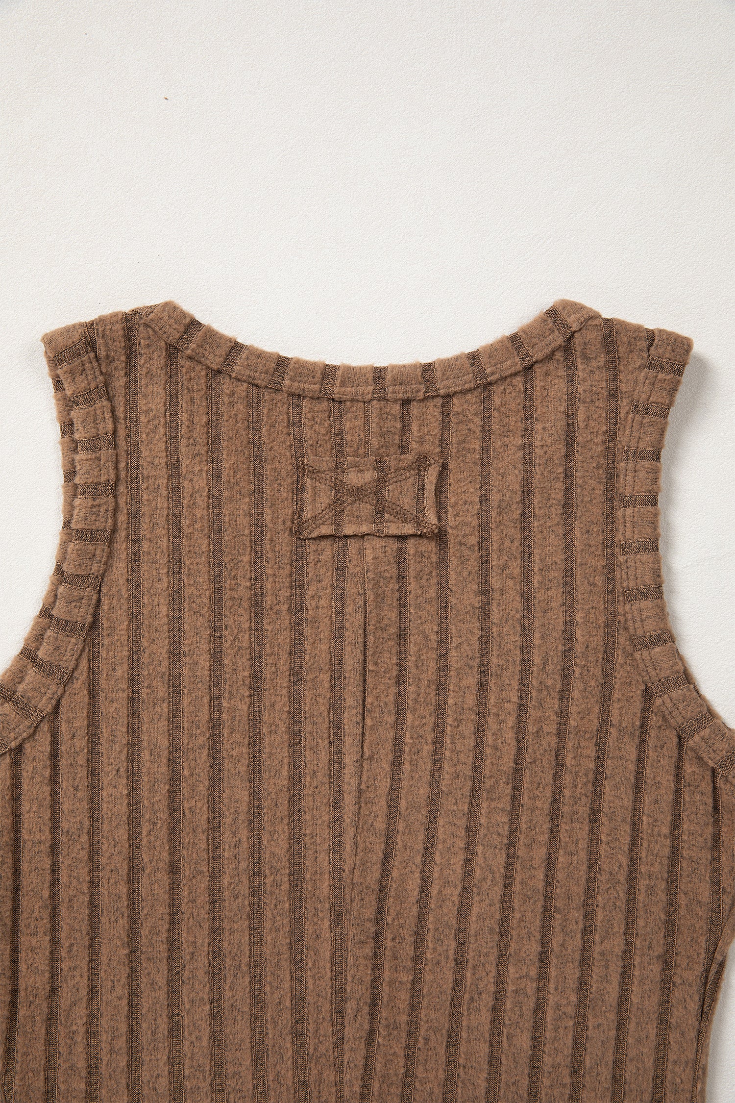 Slim Ribbed Mineral Wash Tank Top