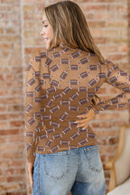 Game Day Rugby Mesh Sheer Long Sleeve Top