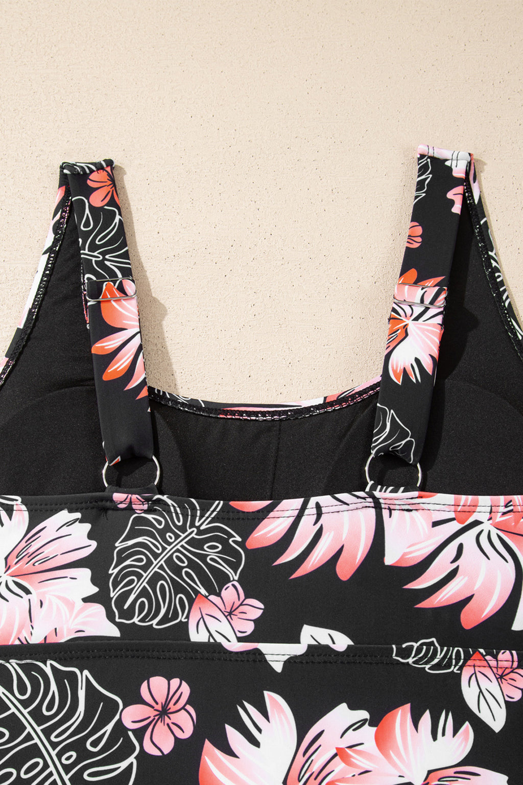 Scoop Neck Adjustable Tankini and Matching Skort Bathing Suit