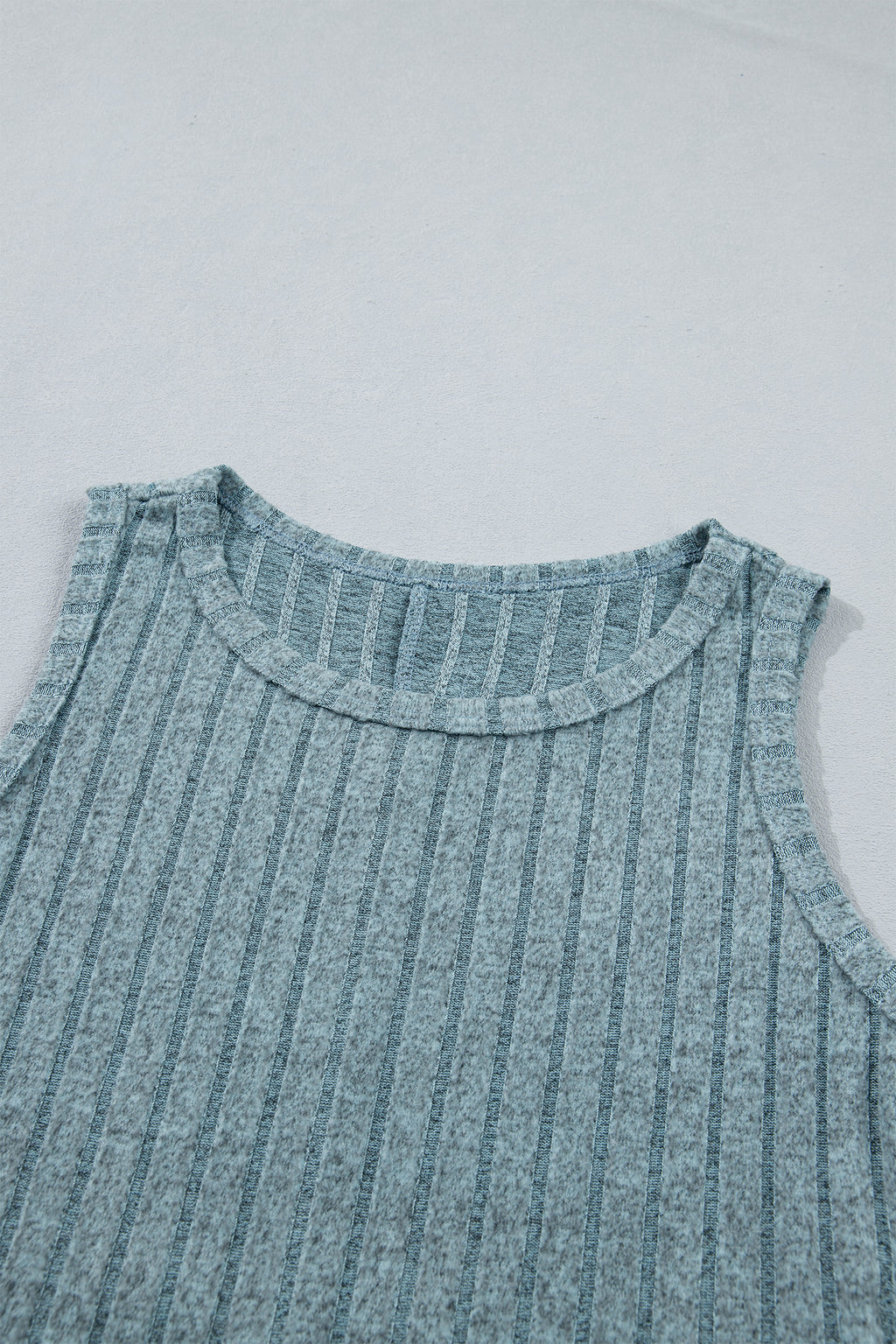 Slim Ribbed Mineral Wash Tank Top