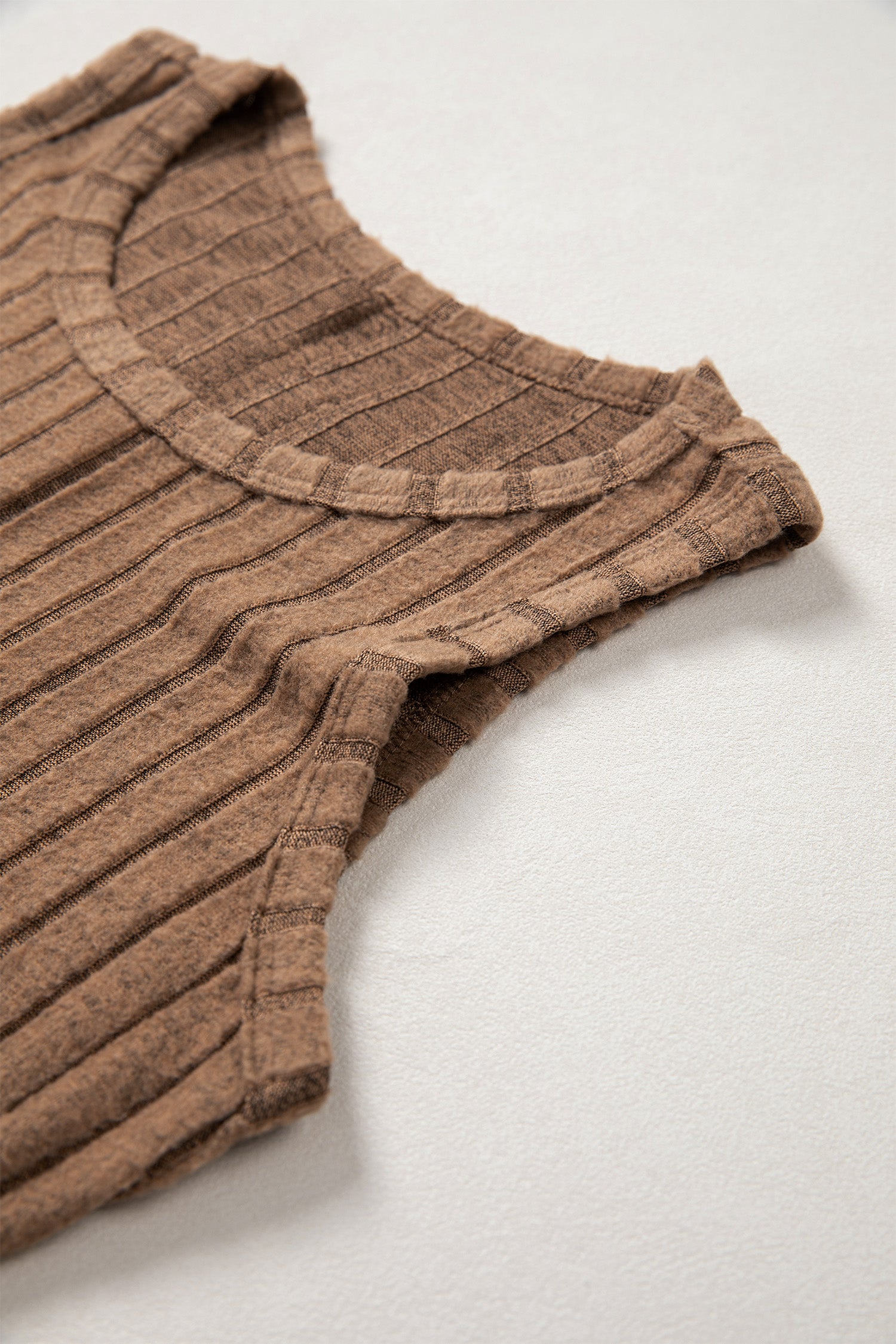 Slim Ribbed Mineral Wash Tank Top