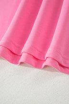 Solid Cover Oversize Tee Pocketed Casual Pants 2pcs Outfit