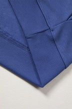 Solid Color High Neck Cap Sleeve Loose Top