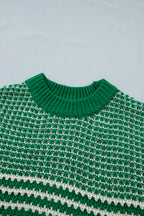3/4 Draped Sleeve Slouchy Sweater