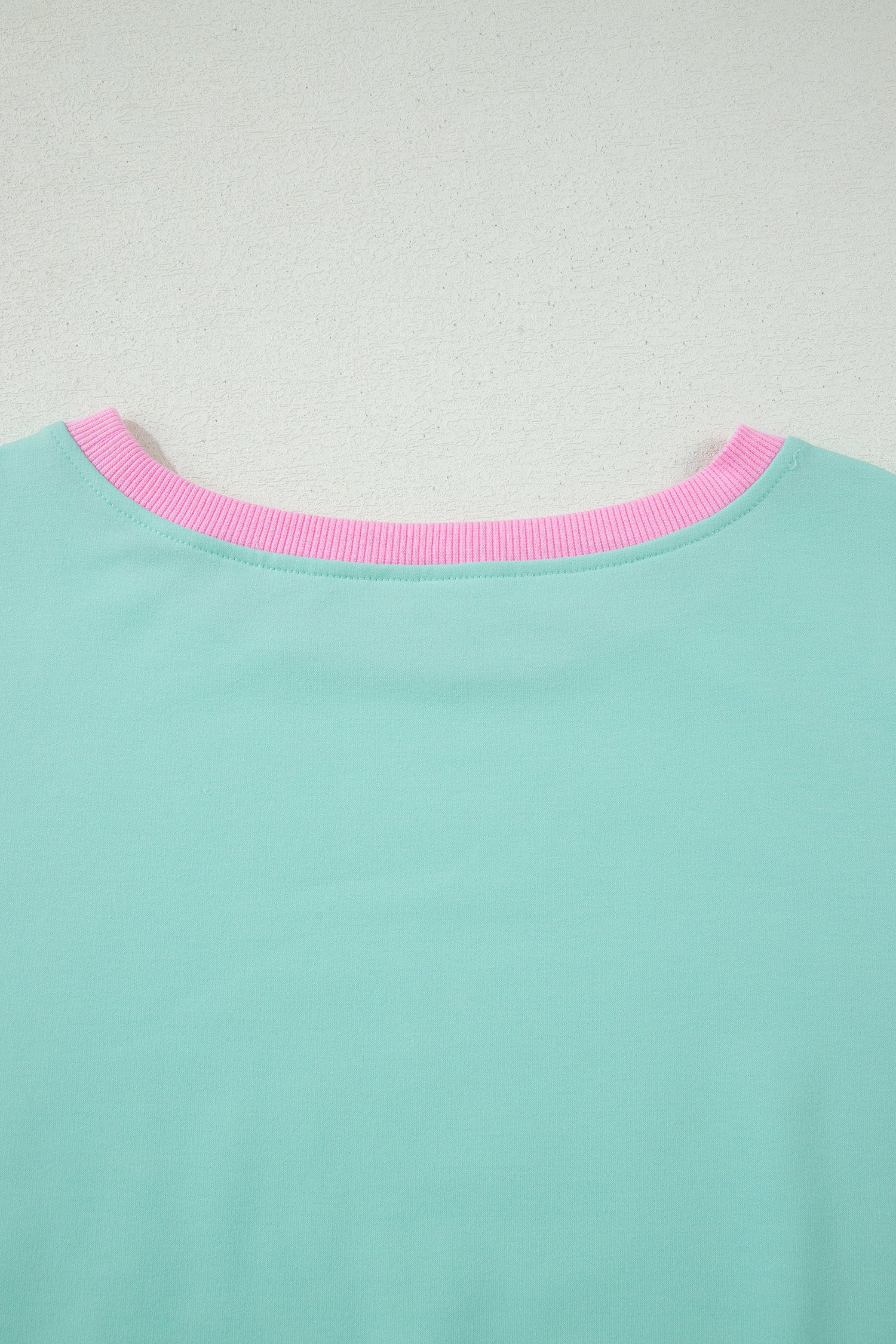 Color Block Edge Drop Shoulder T Shirt and Skort 2Pcs Set