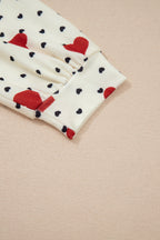 Dotted Heart Festive Valentine Blouse
