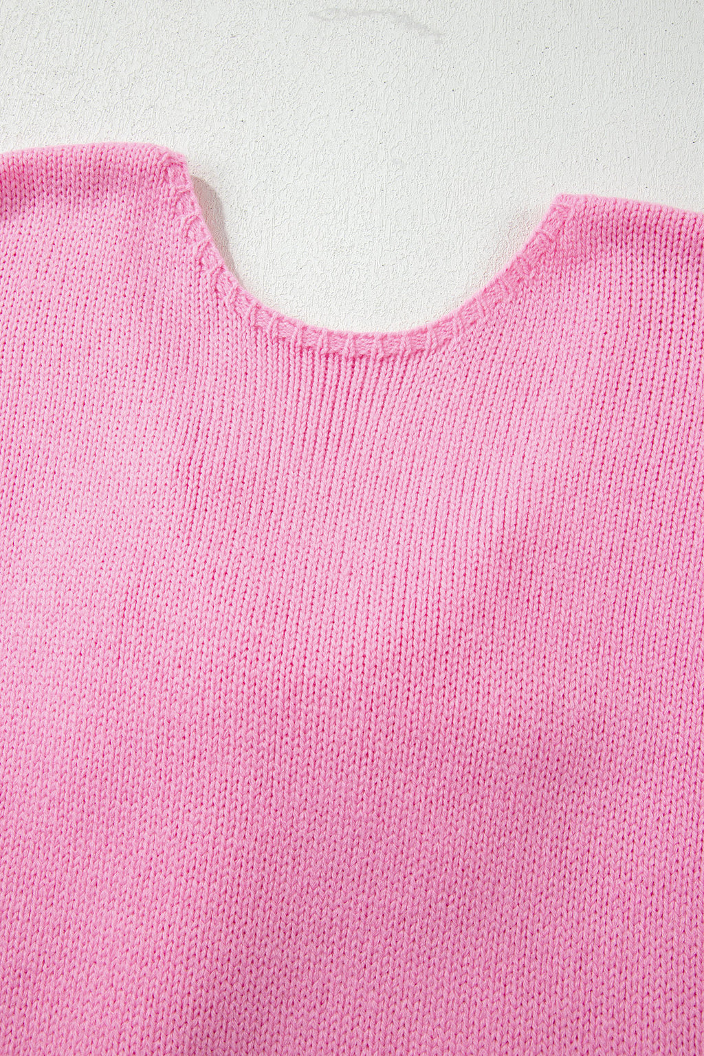 Festive Bow Backless Bubble Sleeve Sweater