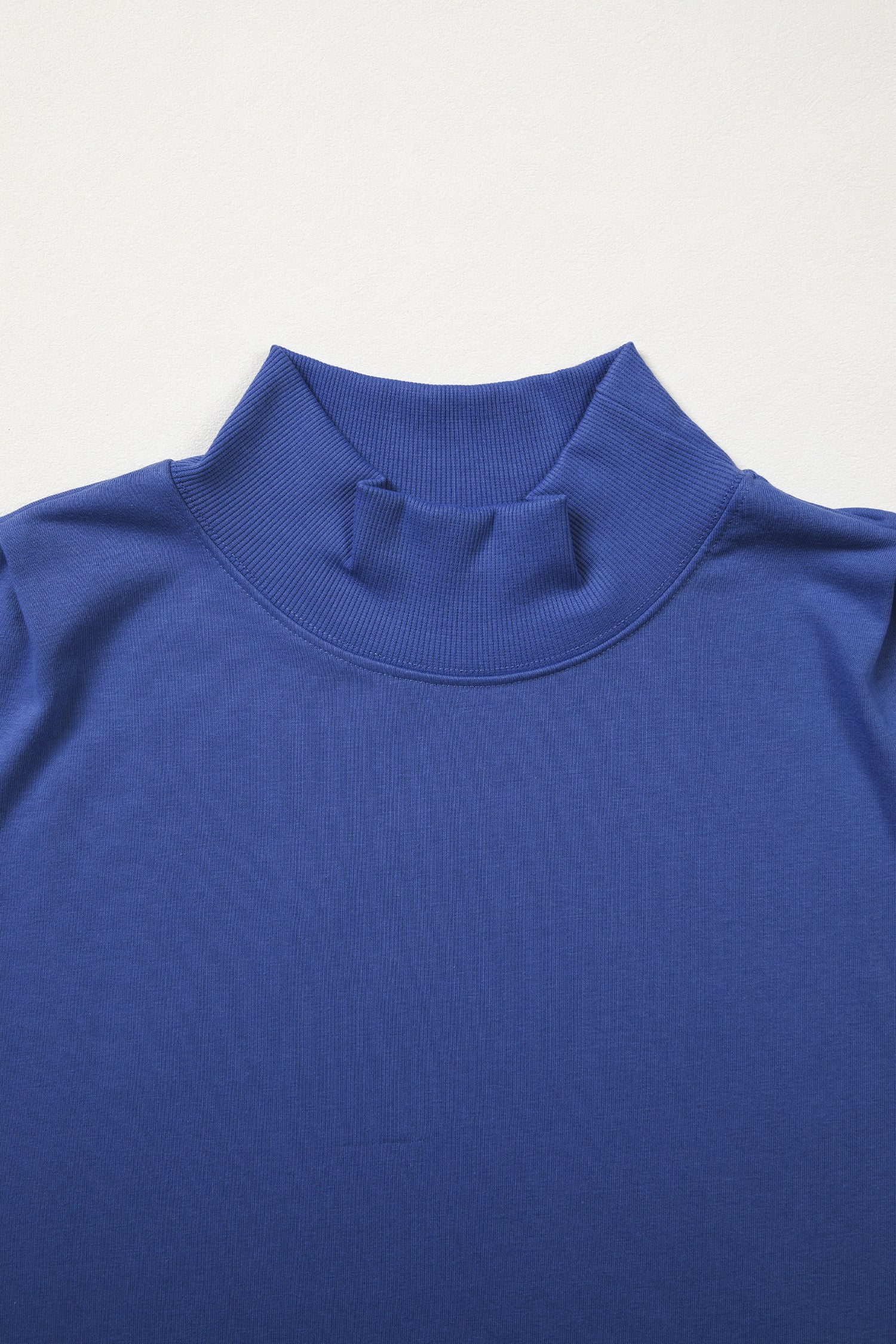 Solid Color High Neck Cap Sleeve Loose Top