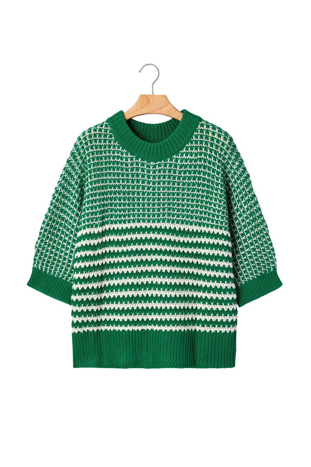 3/4 Draped Sleeve Slouchy Sweater
