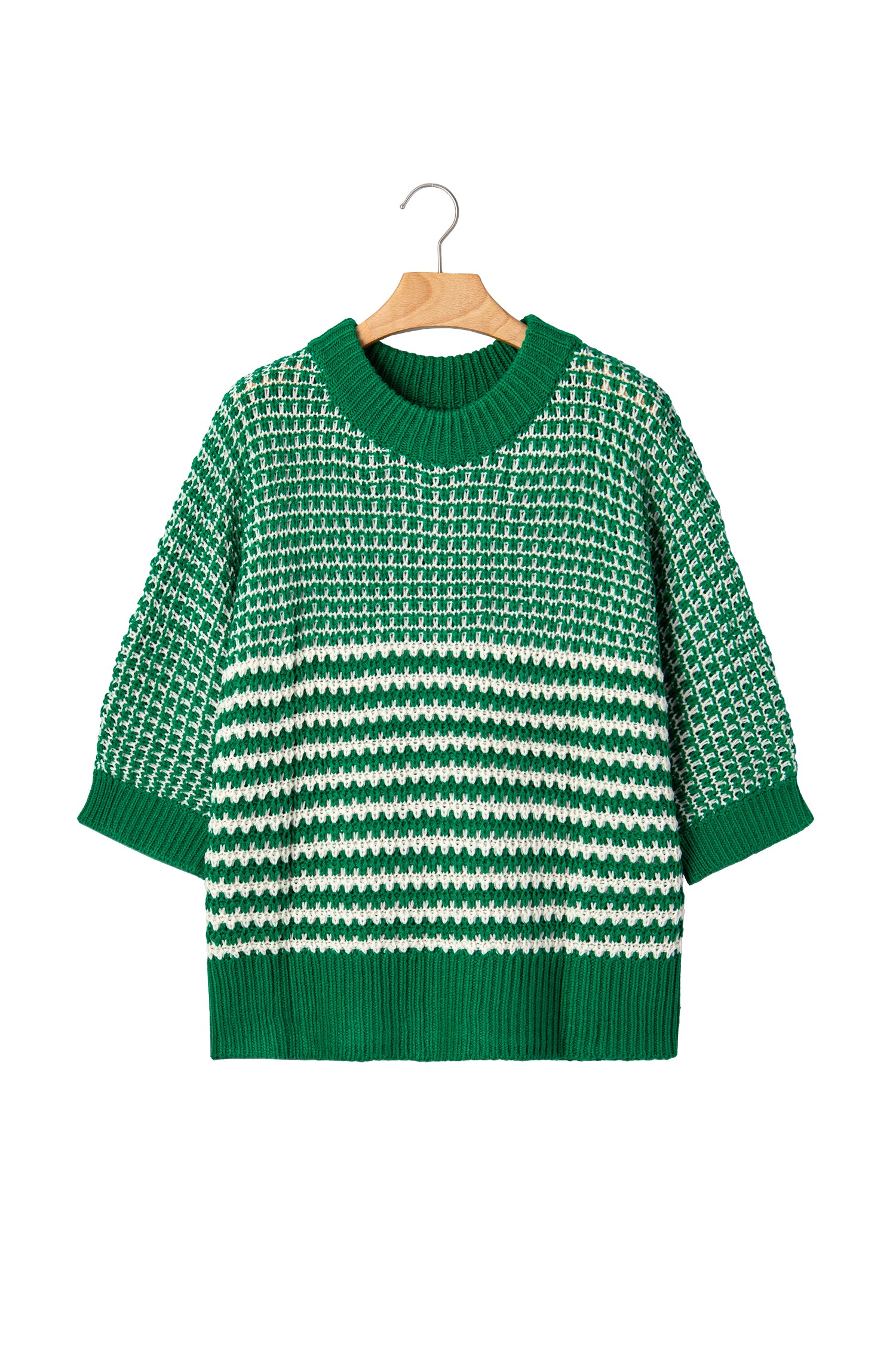 3/4 Draped Sleeve Slouchy Sweater