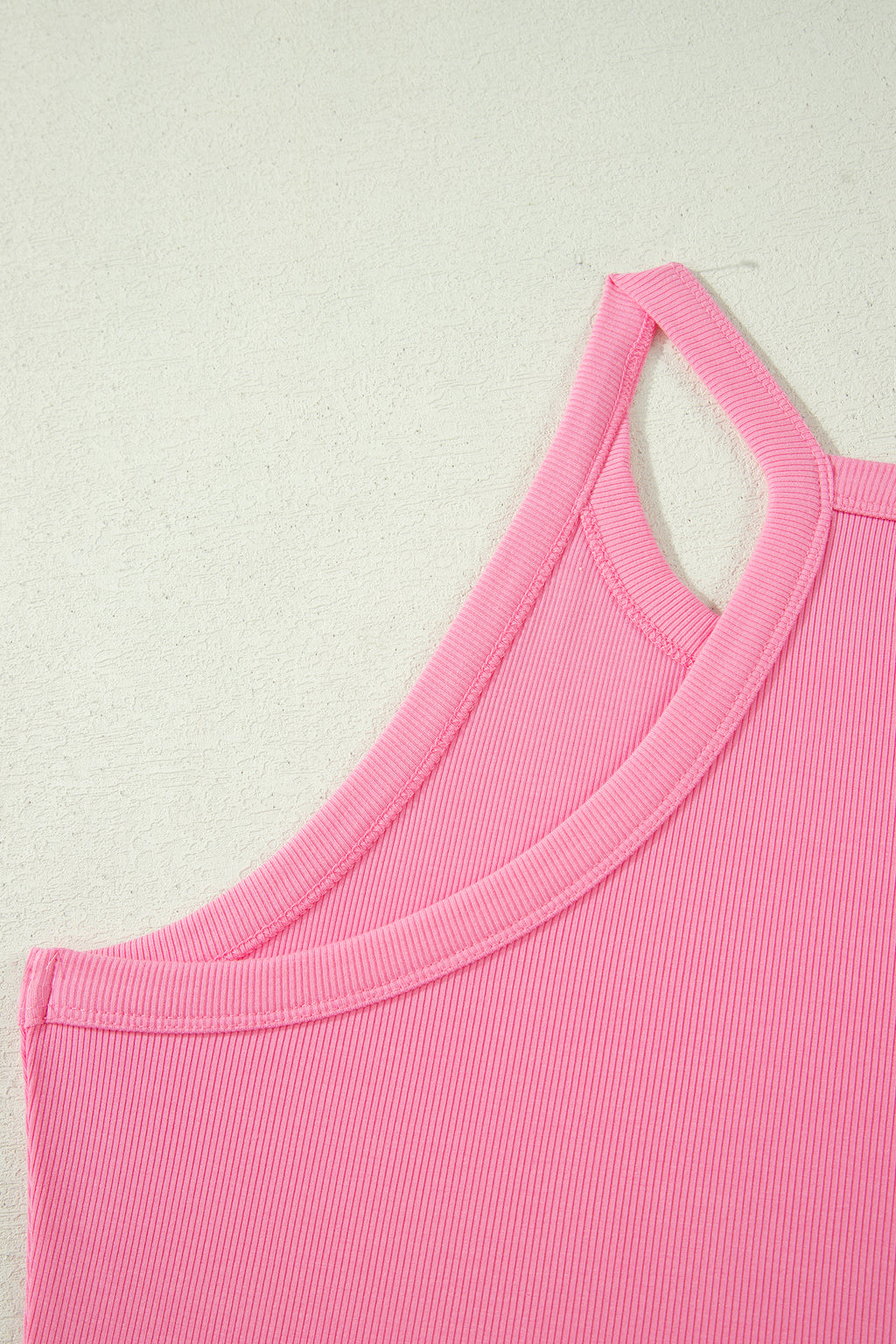 Slim Tank Top Elastic High Waist Shorts 2pcs Outfit