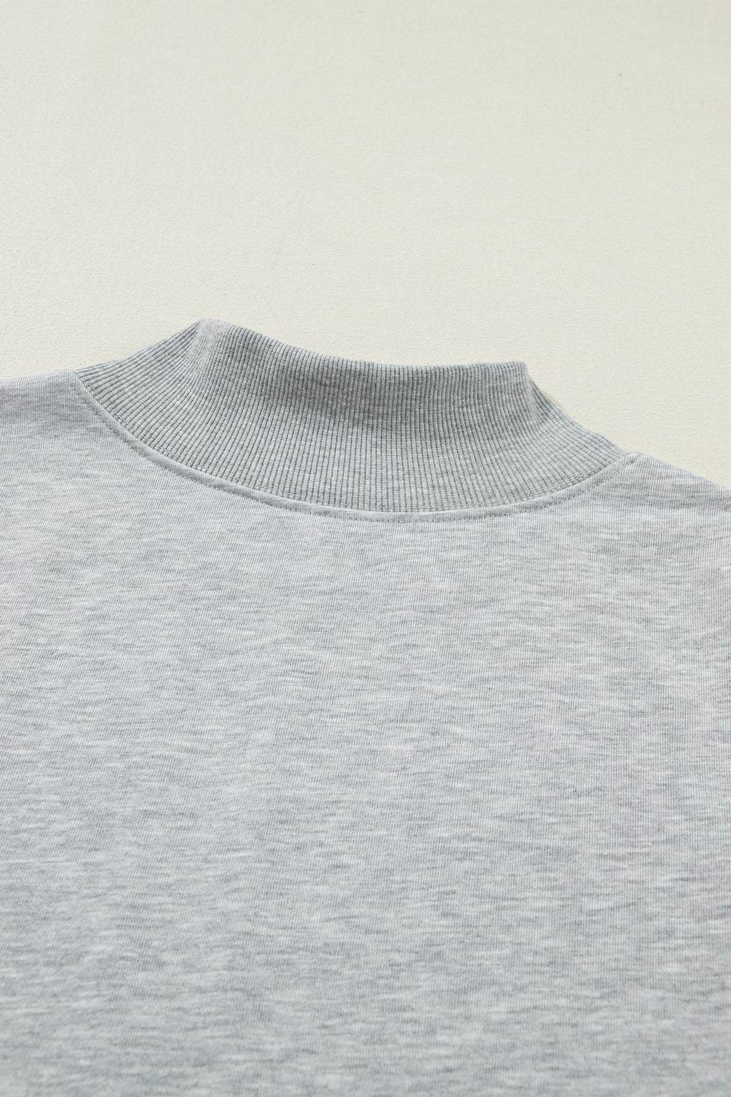 Solid Color High Neck Cap Sleeve Loose Top