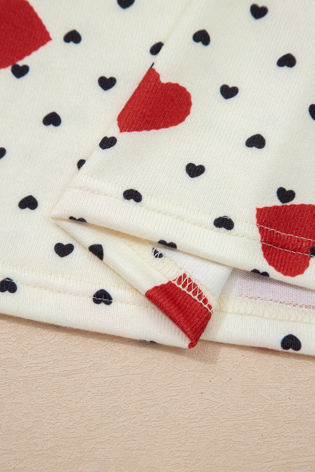 Dotted Heart Festive Valentine Blouse